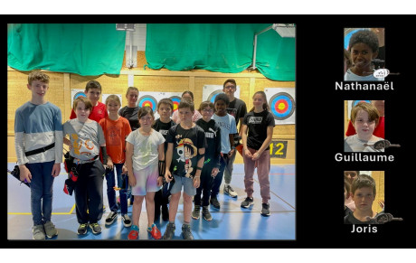 Passage de flèches jeunes